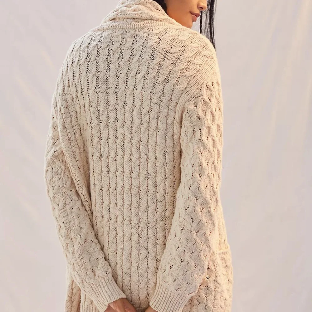 Anthropologie Pilcro Textured Longline Cardigan NWT Extra Large - Picture 3 of 7